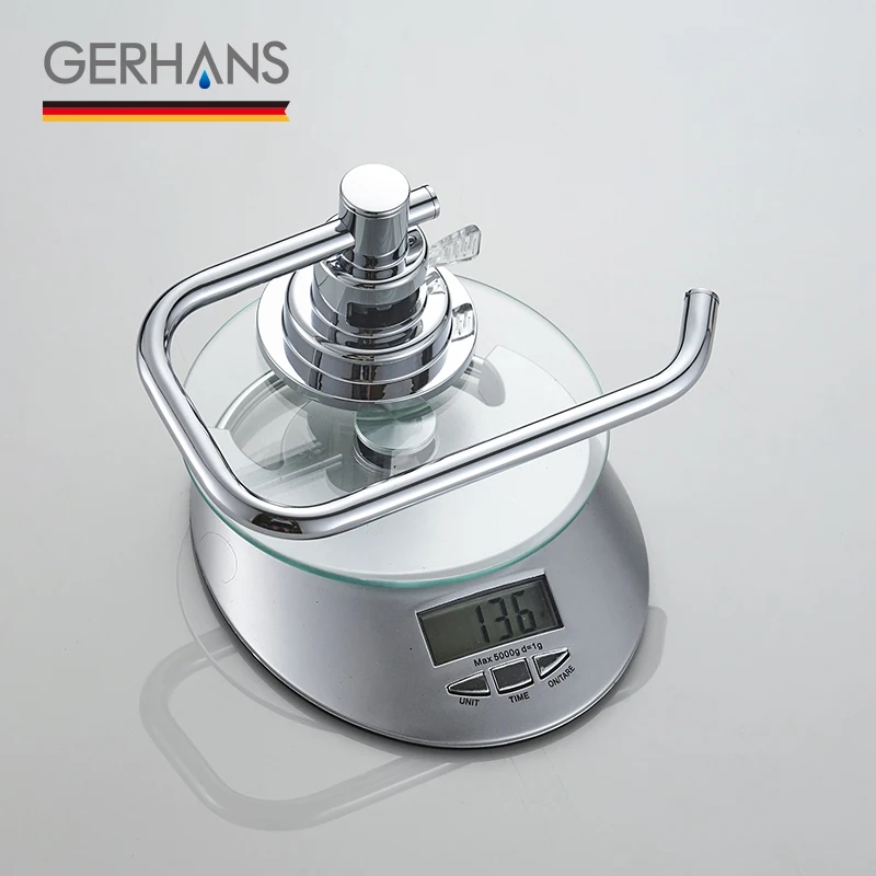 GERHANS Accessories K24203 Бумагодержатель на вакуумных присосках Цвет: Хром|Держатели