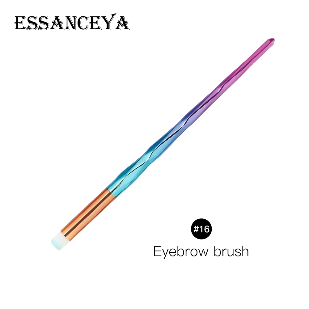 P16 ESSANCEYA, 1 шт., рыбные алмазные кисти для макияжа, набор, основа для растушевки, сила теней, контур, консилер, румяна, косметика, красота, макияж - Handle Color: P16