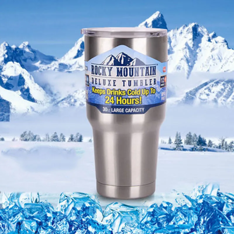 

30oz Large Capacity Car Cup 304 Stainless Steel Double-layer Water Cup Thermos Coffee Cup Office Thermos Cup Outdoor Water Cup