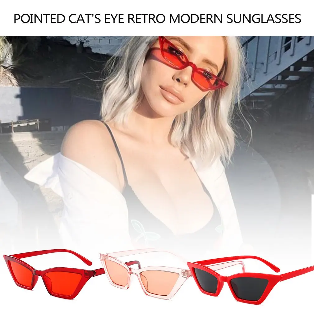 

Top quality Fashion Women Glasses Small Frame Cat Eye Sunglasses UV400 Sun Shades Glasses Street Eyewear Female glasses
