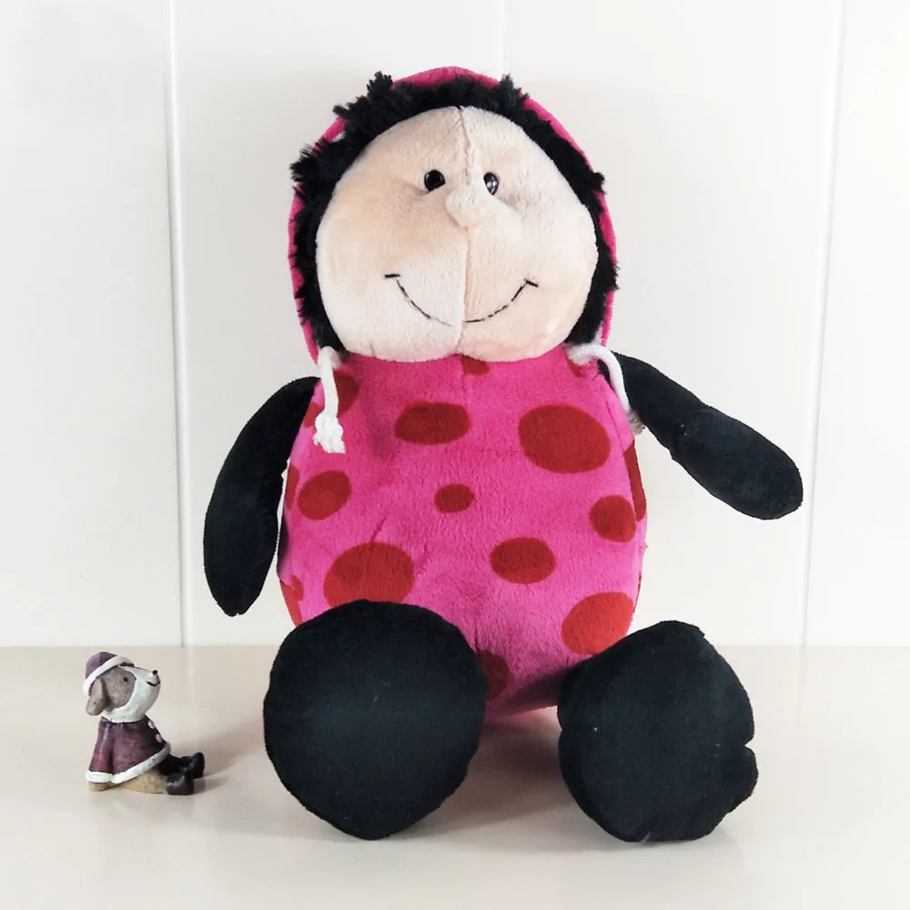 

Children Plush Toys cute Ladybug Baby Kid Stuffed Toy Gift Ladybug with hat