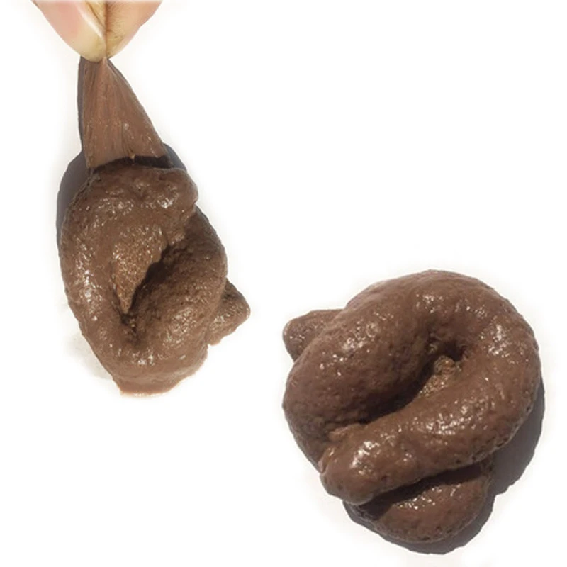 Realistic Shit Gift Funny Toys Fake Poop Piece of Shit Prank Antistress Gadget Squishy Toys Joke Tricky Toys Turd Mischief