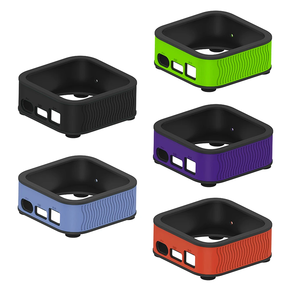 Защитный чехол для Apple TV 4K 2021 Противоскользящий Ударопрочный силиконовый защитный чехол для ТВ-приставки