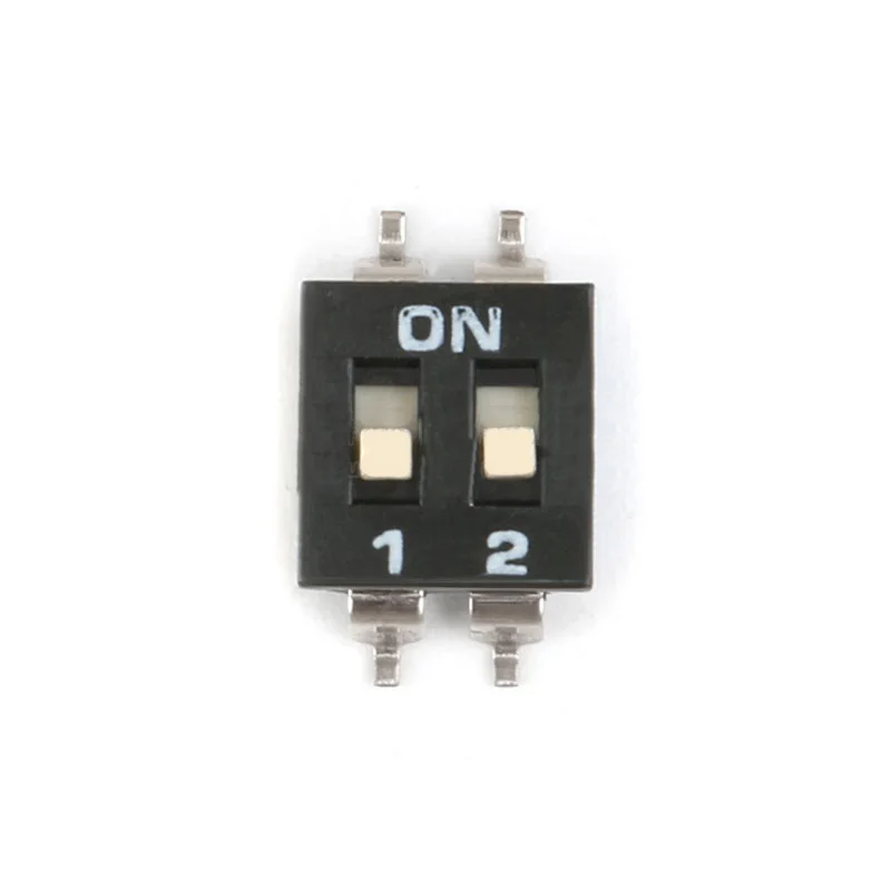 5 шт./лот переключатель слайдера SMD 1 2 4 6 8 PIN шаг 54 мм позолоченный черный