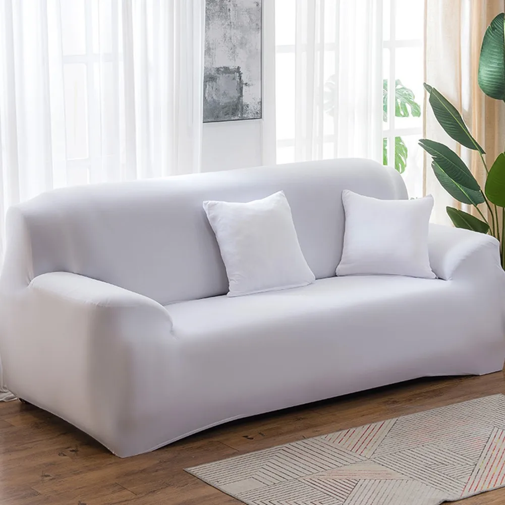 

Elastic All-inclusive Solid Color Thick Sofa Cover Slip-resistant Slipcover Living Room Sofa Cover Furniture Accessories