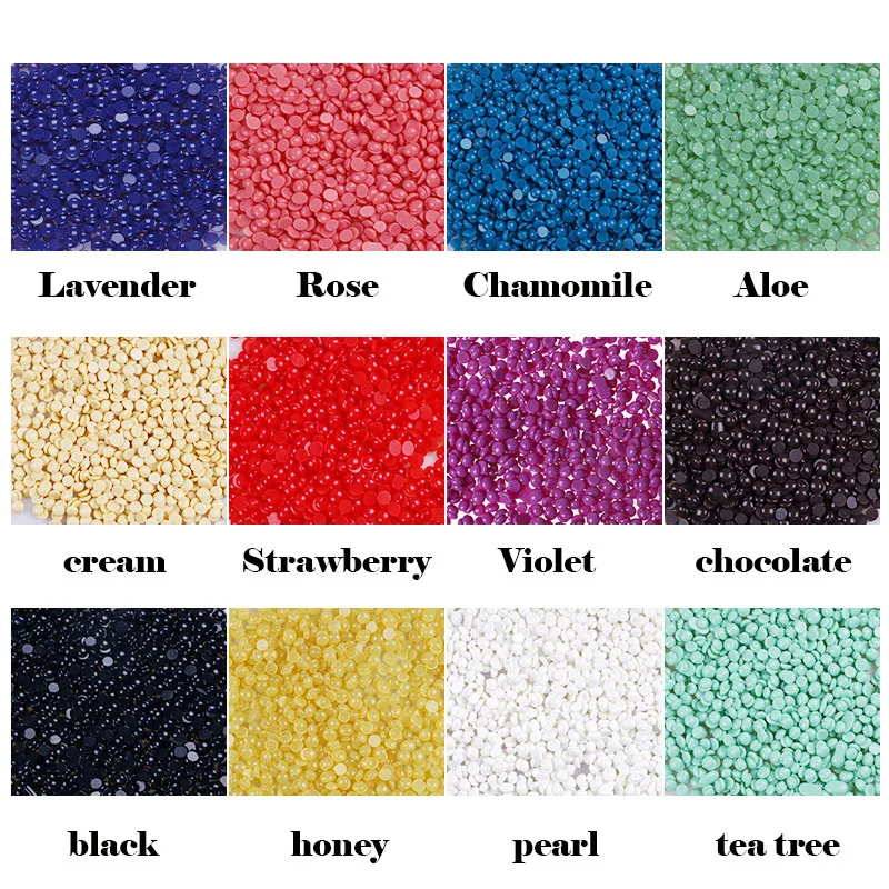 

300g/bag of depilatory wax pack degreasing hot film wax face legs and legs depilatory wax bean 10 colors depilatory cream