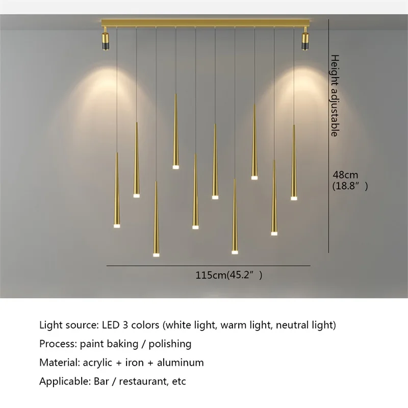 Современные подвесные светильники OUFULA в скандинавском стиле