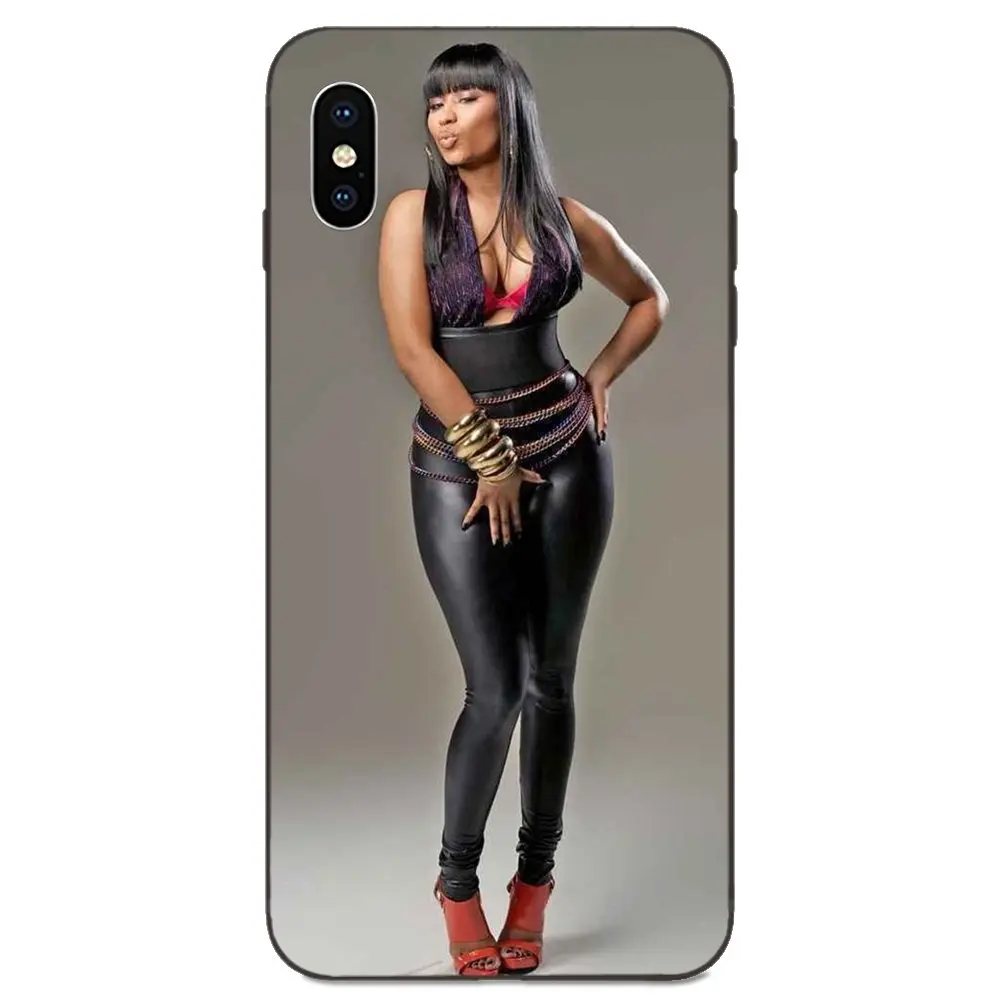 Ультратонкий чехол для телефона с мультяшным рисунком Nicki Minaj милый Apple iPhone 4 4S 5 5S SE