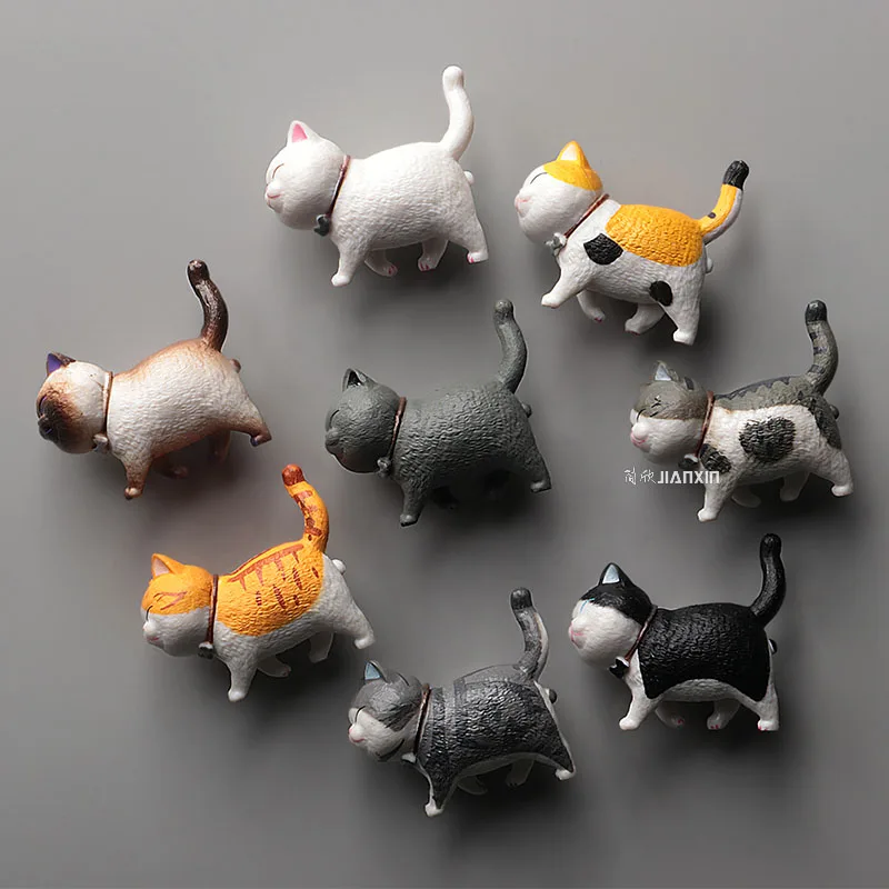 

Cute kitten cat animal refrigerator magnets magnetic stickers