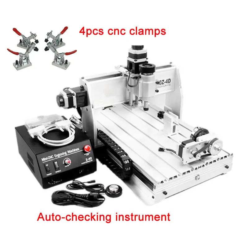 3D фрезерный станок с ЧПУ 3040 вращающимися осями шариковым винтом автоматическим