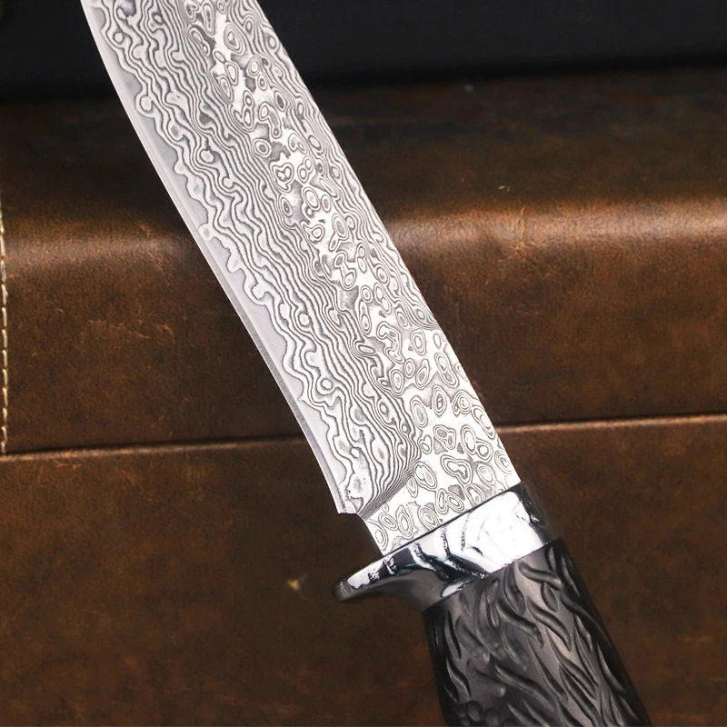 Охотничий нож из дамасской стали | Инструменты