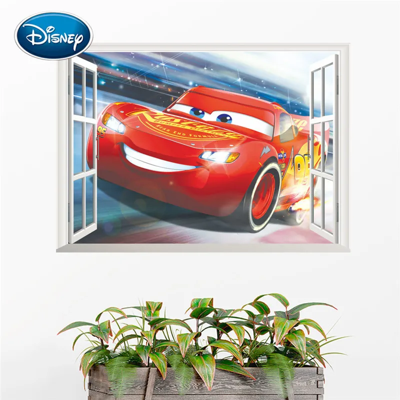 3D Декоративные наклейки для детской комнаты Диснея креативные на стену