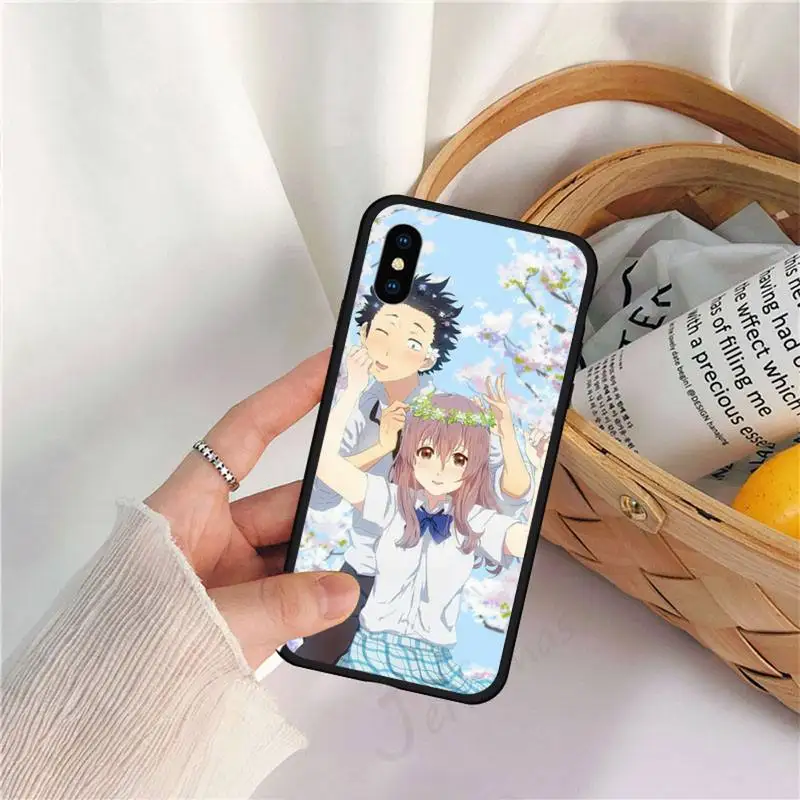 

Japan anime A Silent Voice Phone Case for iPhone 11 12 pro XS MAX 8 7 6 6S Plus X 5S SE 2020 XR