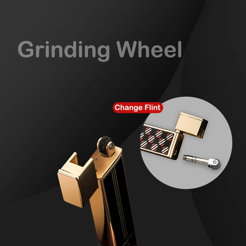 Новинка честная Зажигалка для шлифовального круга металлическая Бутановая