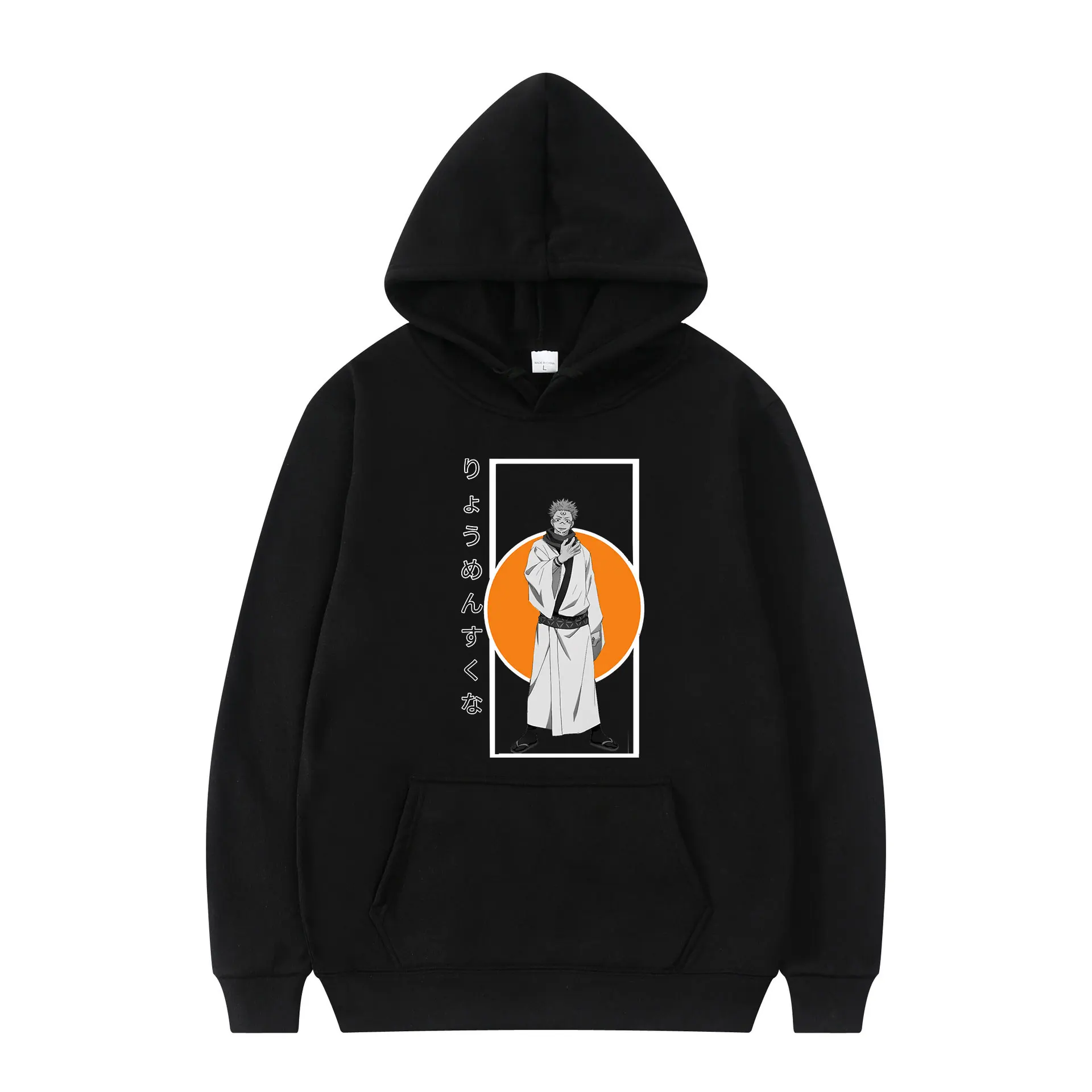 

2021 Classic Hot Sale Popular Fashion Jujutsu Kaisen Anime Ryomen Sukuna Trip Hoodies Fun Creative Pattern Classic Couple Wears