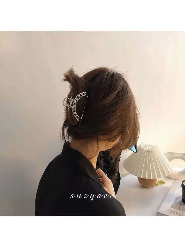 

2020 Cool Girl New Fashion Claw Clamp Hair Claw Butterfly Shape Hairpin For Women Gift Slivery Color Accessories Hairpin Jewelry