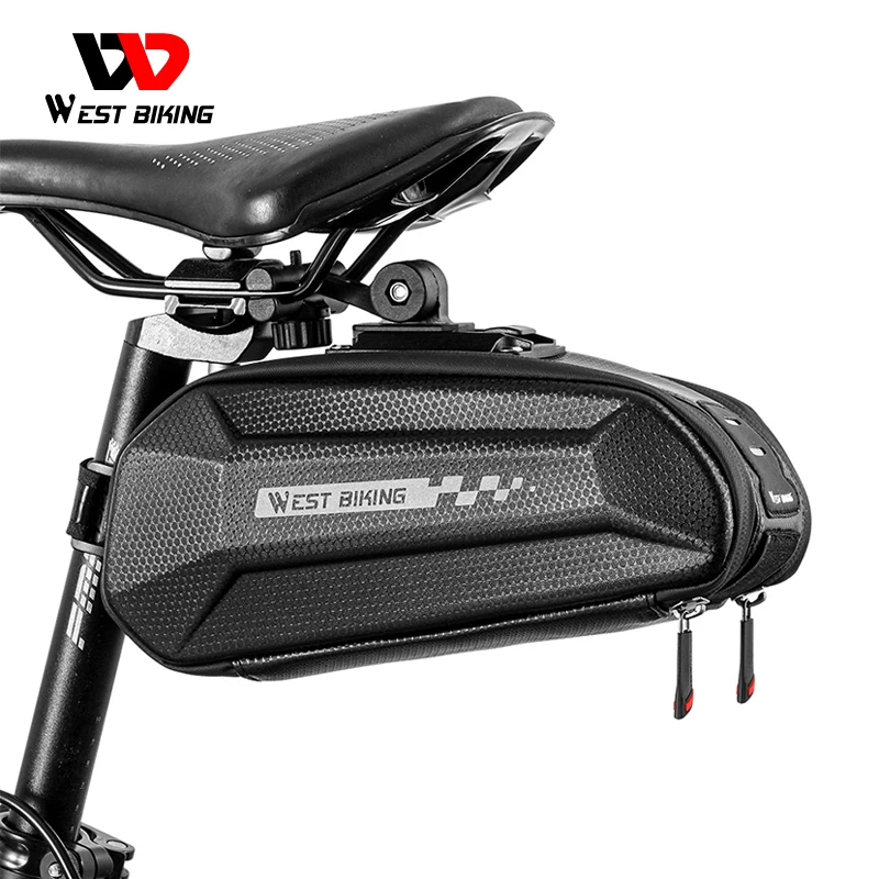 

WEST BIKING Bike Bag MTB Road Bike Saddle Bag Tools Pannier Waterproof Reflective Front Frame Phone Bag Cycling Accessories