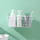 Простой и практичный металлический кронштейн для Бытовой настенный стеллаж для хранения Ванная комната Кухня подвесная корзина для хранения