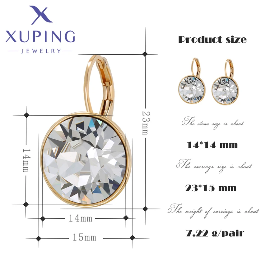 Ювелирные изделия Xuping модные милые элегантные стильные серьги с