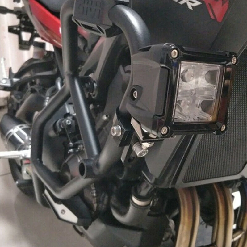 

2PCS Universal Motorcycle Headlight Mount Bracket Adjustable Headlamp Holder Fork Clamp Mounts