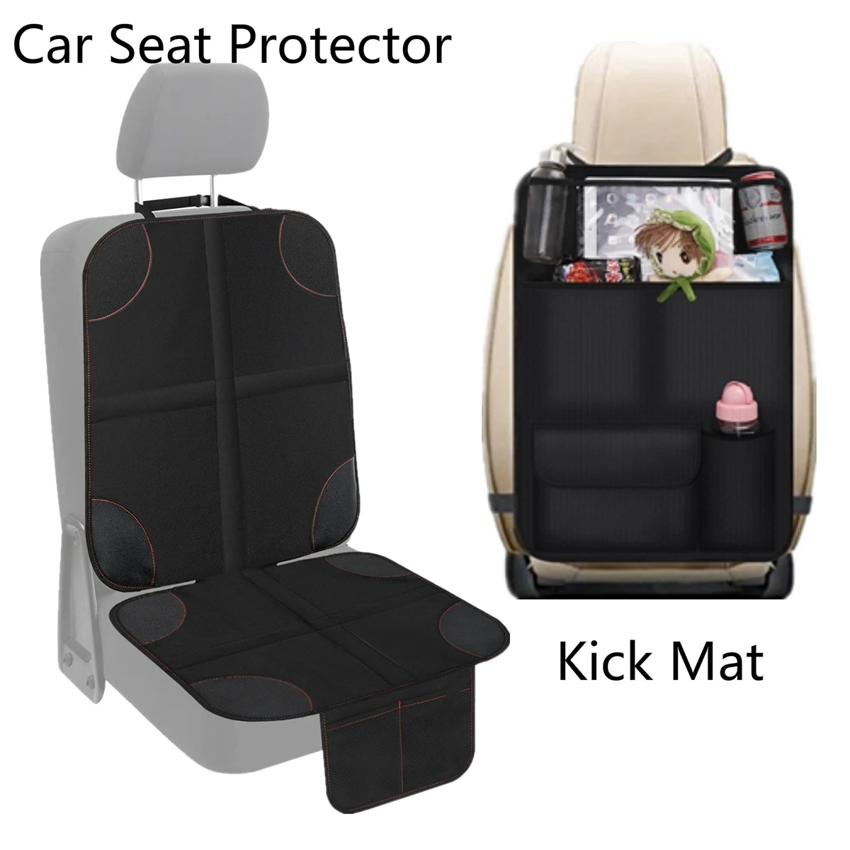 

1 пара, водонепроницаемые протекторы для заднего сиденья автомобиля