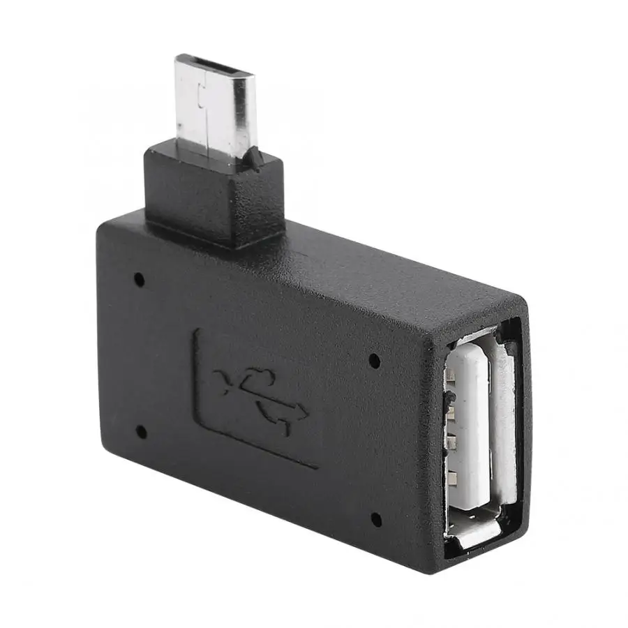 Аудиокабель 2 упаковки мини USB 0 адаптер OTG микро конвертер 90 градусов переходник