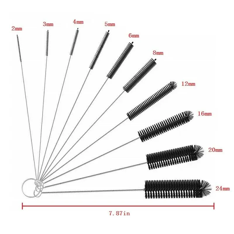 Набор из 10 шт. стеклянная трубка для бутылочки кормления ребенка|Чистящие щетки| |