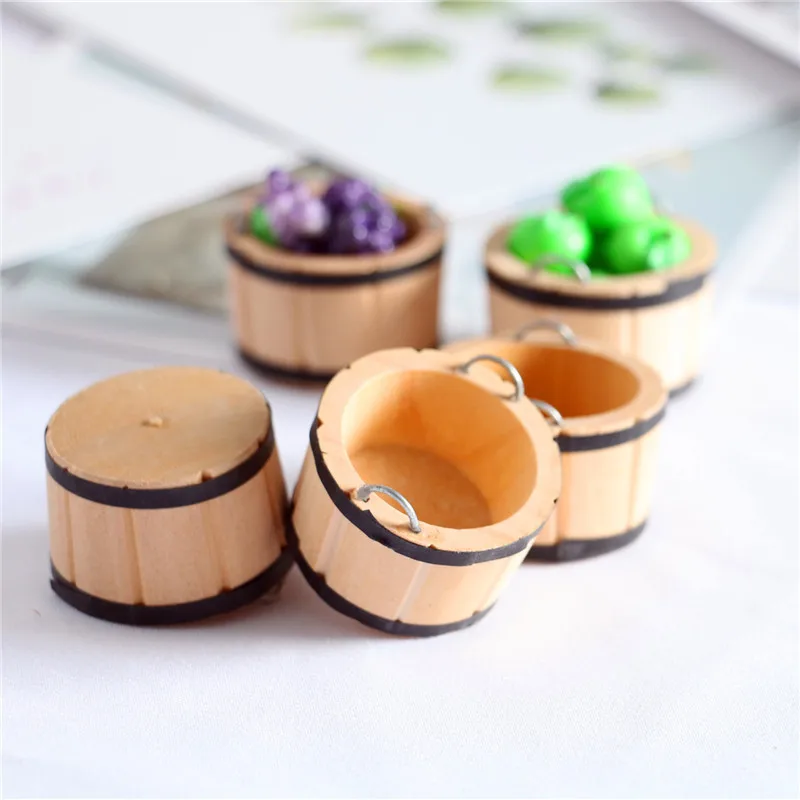 

Dollhouse Mini Furniture Model Kawaii Accessories Barrel Model