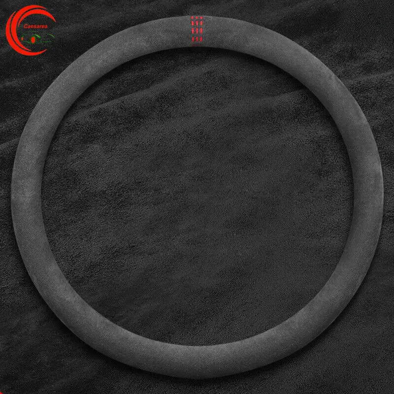 

Car Accessories Non-slip Black Alcantara Suede Car Steering Wheel Cover For Toyota Avanza