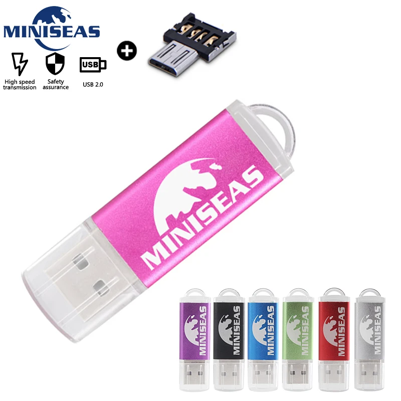 Мини usb флеш накопитель Miniseas высокоскоростная Флешка с реальной емкостью 8 ГБ 16 32