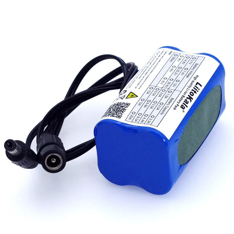 

LiitoKala shooters 7,4 v 5200 mah 8,4 v 18650 Li-lon Battery bike light head lamp special battery pack DC 5,5*2,1mm
