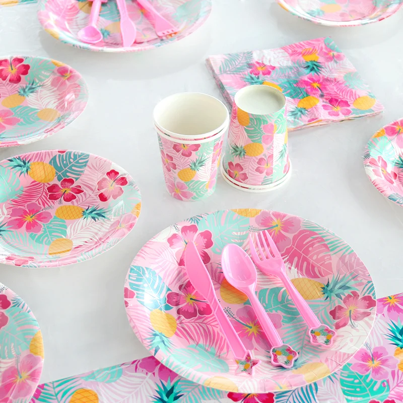 Cyuan Блестящий бандаж-баннер для лета с фламинго Вечерние Декорации гирлянда из