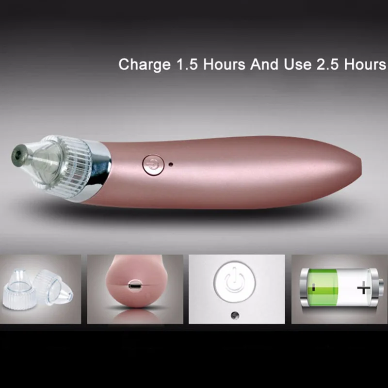 Электрический мини Ручной вакуумный отсос угрей для удаления омоложения кожи