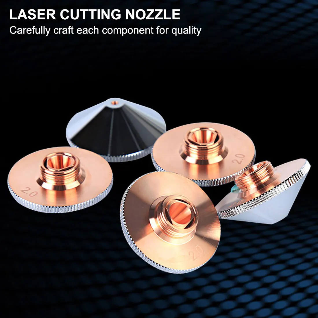 

Laser Nozzle Single/Double Layer Fiber Laser Cutting Head 0.8 - 5.0mm