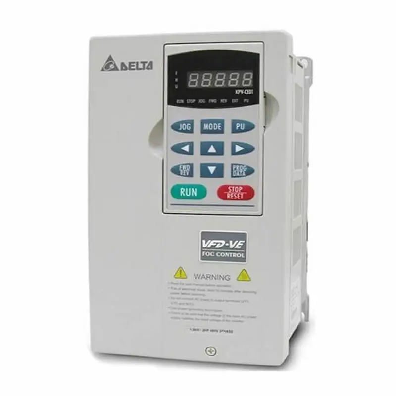 Delta VFD075B43A Стандартный VFD преобразователь частоты 7.5kw 10HP 3 фазы 380 В 400 Гц общего