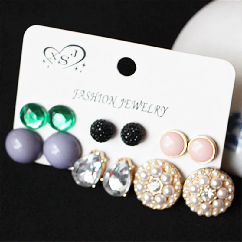 Новые модные женские Украшения оптовая продажа серьги с жемчугом для девочек на