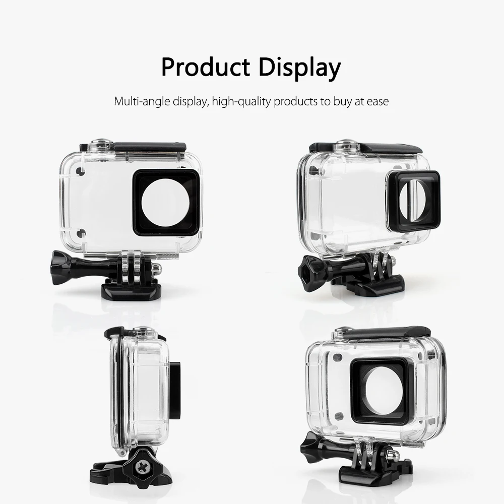Водонепроницаемый чехол Vamson для Yi 4k/yi 4k +/yi lite 40 м защитный дайвинга Xiaomi 2 4K