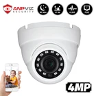 Купольная IP-камера видеонаблюдения Anpviz, 4 МП, POE, для дома и улицы, ночное видение H.265, IP66, P2P