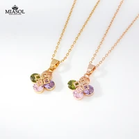 necklace women sexy for girlfriend pendant zircon style accessories beautiful girl choker 2021 fashion and exquisite four colors