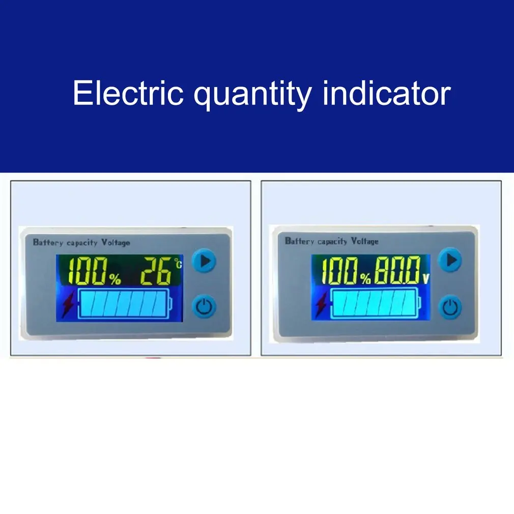 NEW 10-100V Universal Battery Capacity Voltmeter Tester LCD Car Lead-acid Indicator Digital Voltage Monitor | Инструменты