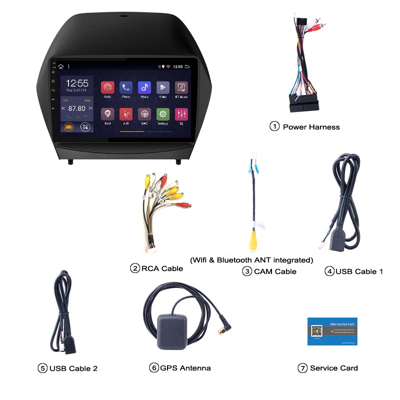 Автомобильный dvd-плеер 2 Гб ОЗУ 32 ПЗУ 9 дюймов android 8 1 радио для hyundai Tucson IX35 2010-2013