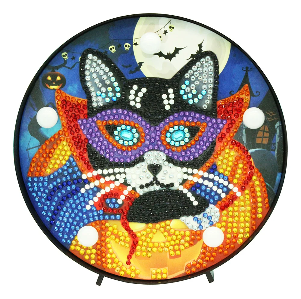 

Halloween Diamond Painting Lamp Drill Diamond Embroidery Rhinestones Cross Stitch Bedroom Decor
