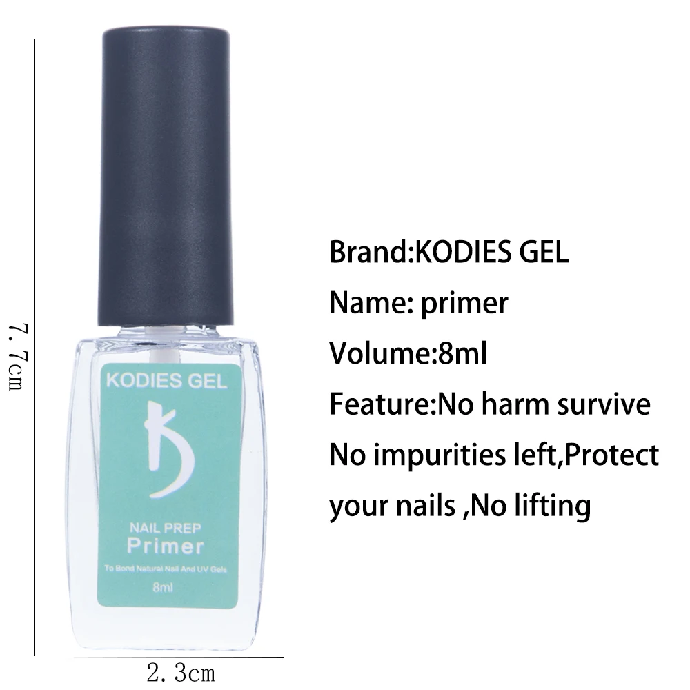 KODIES GEL 2 шт./компл. Праймер Дегидратор Базовое покрытие для ногтей