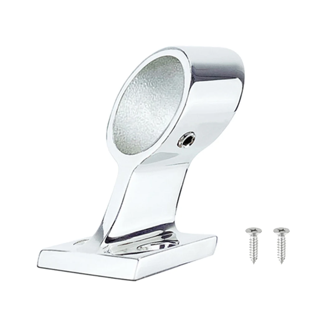 

22mm Marine Yatch Boat Hardware Handrail Pipe Fitting Left End Stachion Bracket