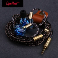 openheart resin earbuds with mmcx good looking hifi high quality audio wired headphone headset in ear earphones bass earpieces