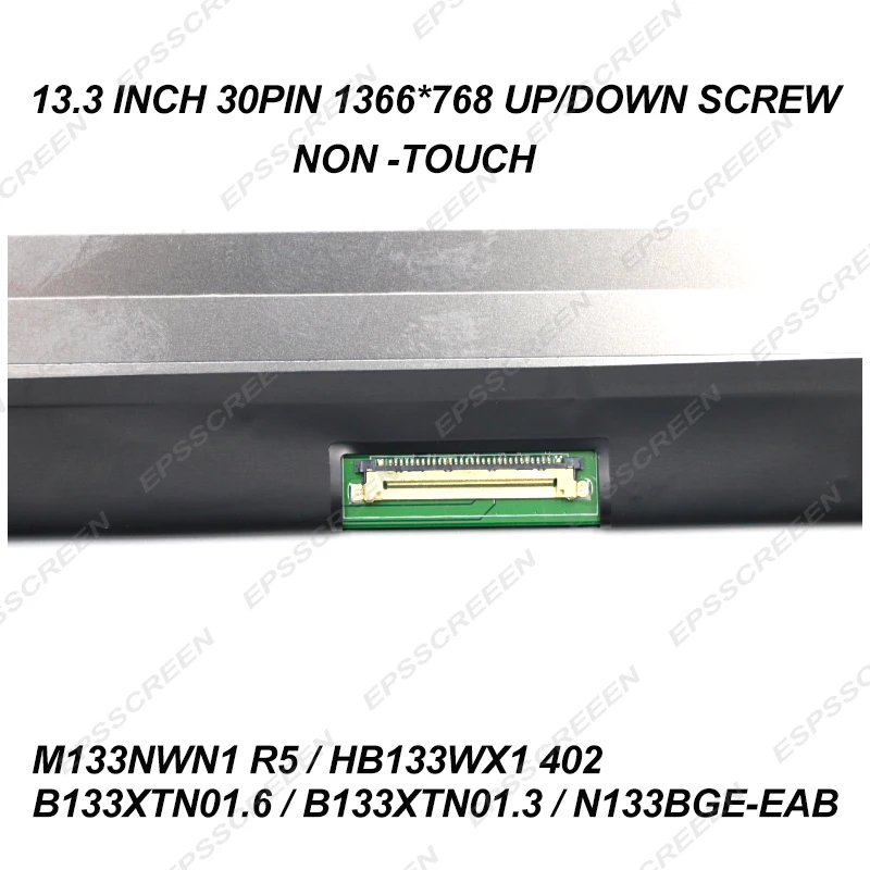 

new Replacement SLIM LED SCREEN for ASUS ChromeBook C300 C300M C300MA C300SA 13.3" 30pin HD DISPLAY NON TOUCH MATRIX