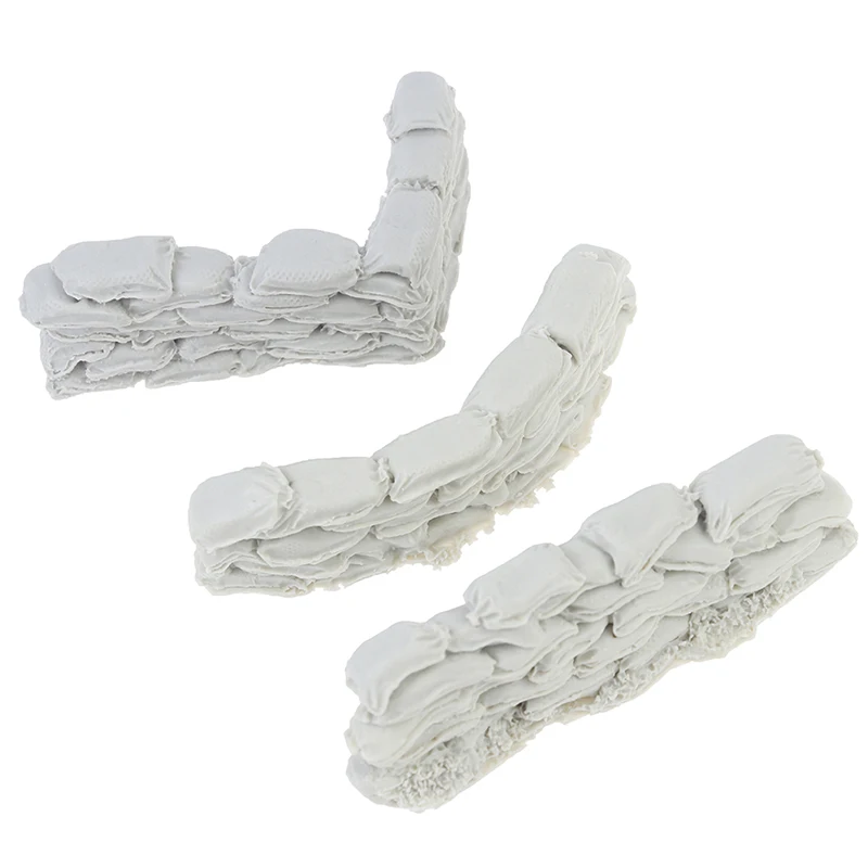 

1/35 Scale Resin Model for Sand Table War Game Scenery Accessories Sandbags Wall
