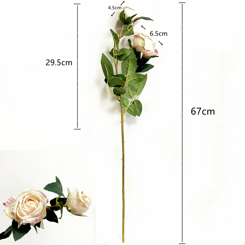 

1pc simulation flower European Corolla curling rose simulation flower wedding photography props home decoration artificial plant