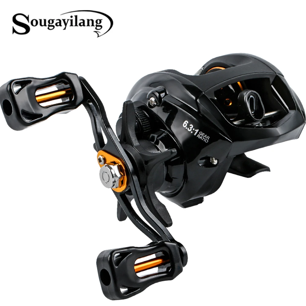 Sougayilang новая Рыболовная катушка для заброса приманки Точная механическая