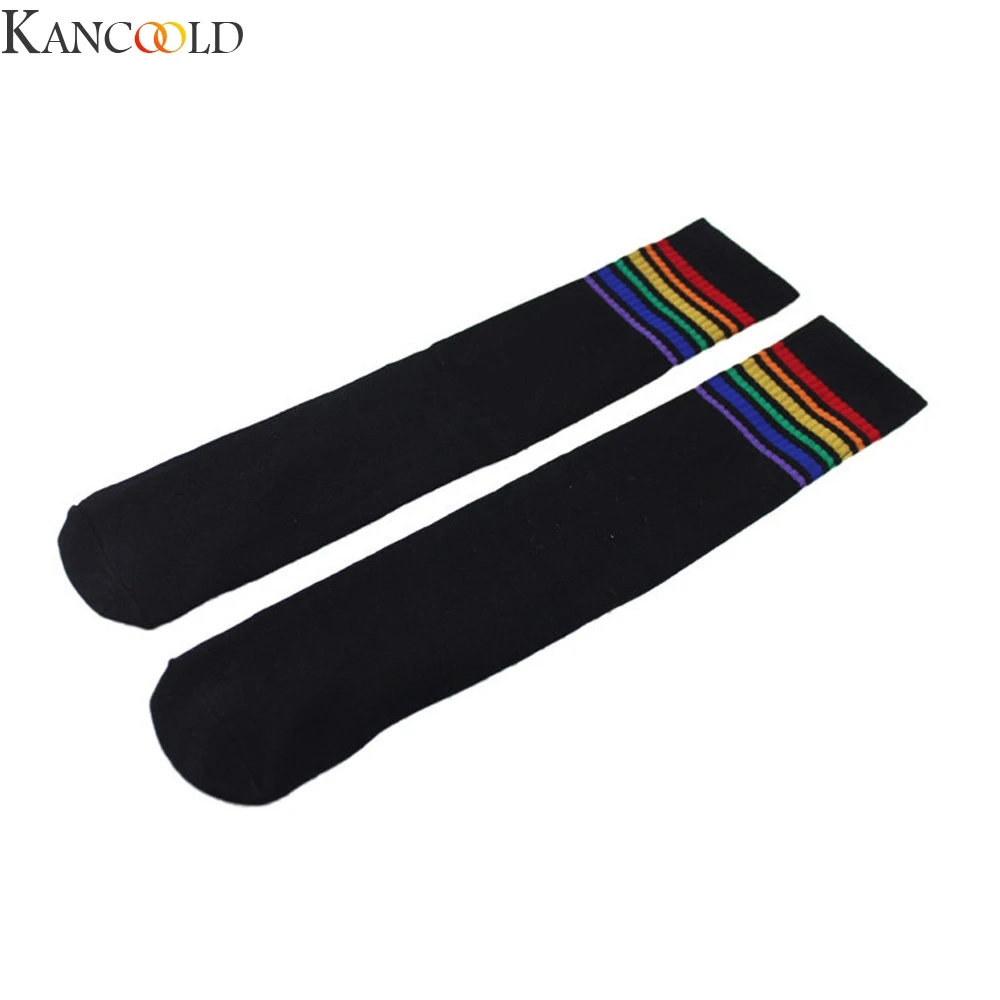 Женские Зимние Гольфы выше колена длинные Хлопковые гольфы теплые мягкие